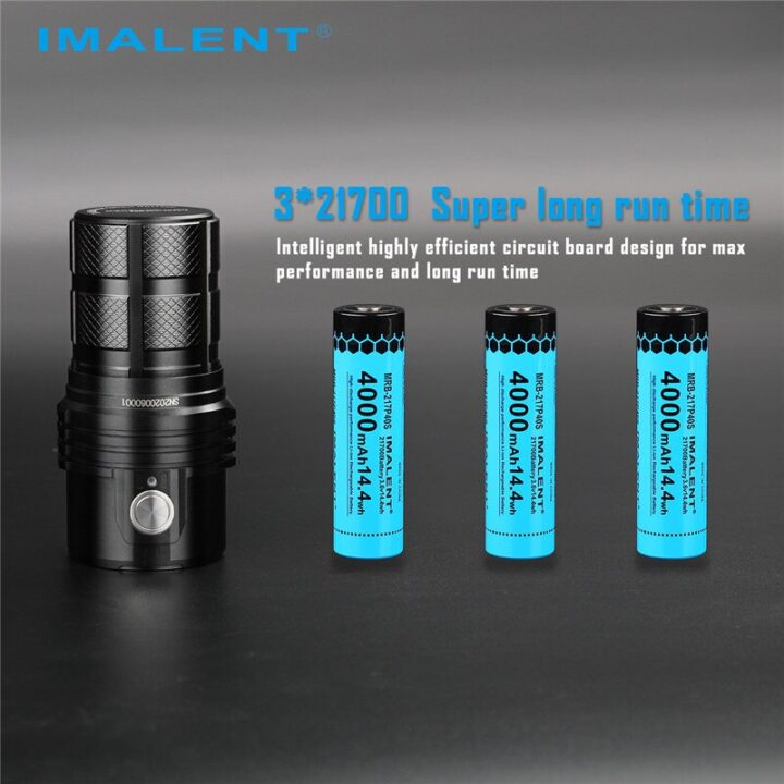 IMALENT MS06 Professional Flashlight Rechargeable 6 Mode 25000LM CREE ...